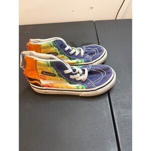 Vans x Crayola Sk8-Hi Zip Toddler 9.0 Multi Color High Top Sneakers 721356